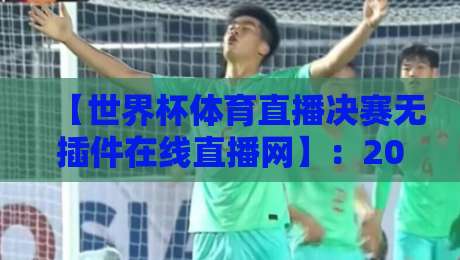 【世界杯体育直播决赛无插件在线直播网】：2026年观赛新选择，真的不用装任何插件吗？