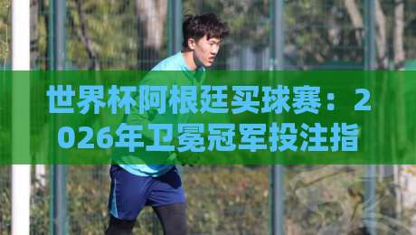 世界杯阿根廷买球赛：2026年卫冕冠军投注指南与避坑技巧