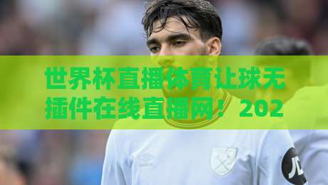 世界杯直播体育让球无插件在线直播网！2026年球迷解锁观赛新姿势