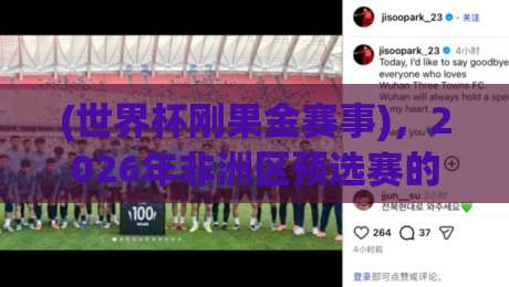 (世界杯刚果金赛事)，2026年非洲区预选赛的惊喜与隐忧