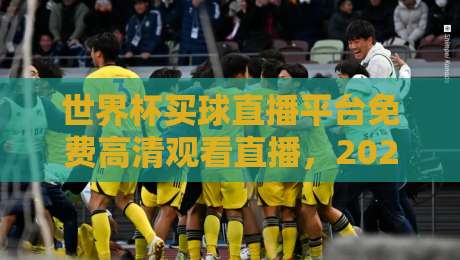 世界杯买球直播平台免费高清观看直播,2026年观赛神器大盘点! 世界杯买球直播平台免费高清观看直播,2026年观赛神器大盘点!