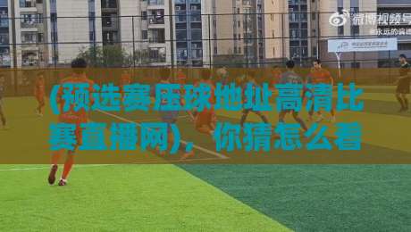 (预选赛压球地址高清比赛直播网)，你猜怎么着？2026年观赛新姿势全在这了【预选赛压球地址高清比赛直播网】
