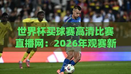 世界杯买球赛高清比赛直播网：2026年观赛新选择，高清无延迟体验