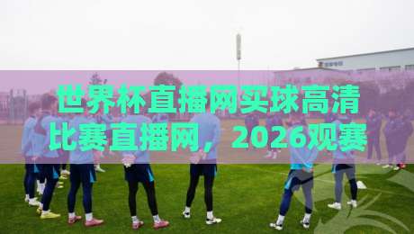 世界杯直播网买球高清比赛直播网,2026观赛新姿势了解一下?