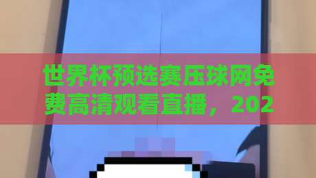 世界杯预选赛压球网免费高清观看直播，2026终极观赛指南！