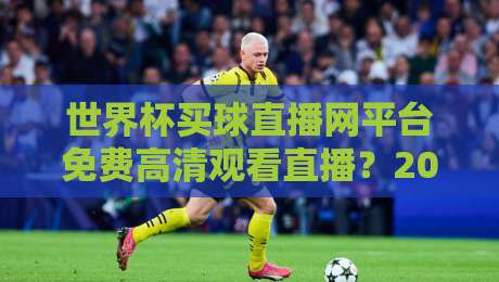 世界杯买球直播网平台免费高清观看直播?2026年观赛避坑指南与真实体验分享