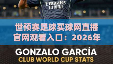 世预赛足球买球网直播官网观看入口:2026年观赛避坑指南与正版渠道盘点