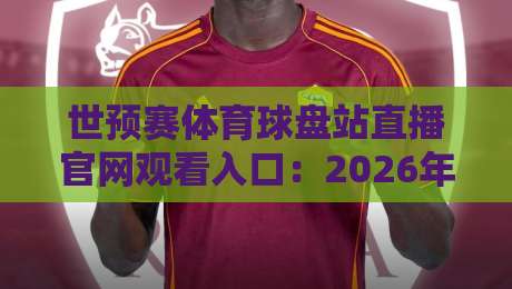 世预赛体育球盘站直播官网观看入口：2026年观赛避坑指南与真实体验