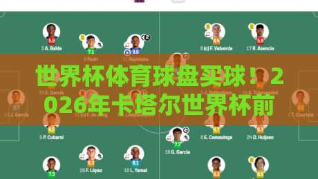 世界杯体育球盘买球！2026年卡塔尔世界杯前，你不得不知的三大真相