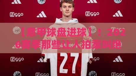 【意甲球盘进球】！2026赛季那些让人拍案叫绝的盘口密码