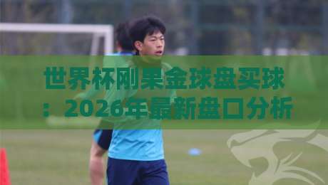 世界杯刚果金球盘买球：2026年最新盘口分析与合法投注指南